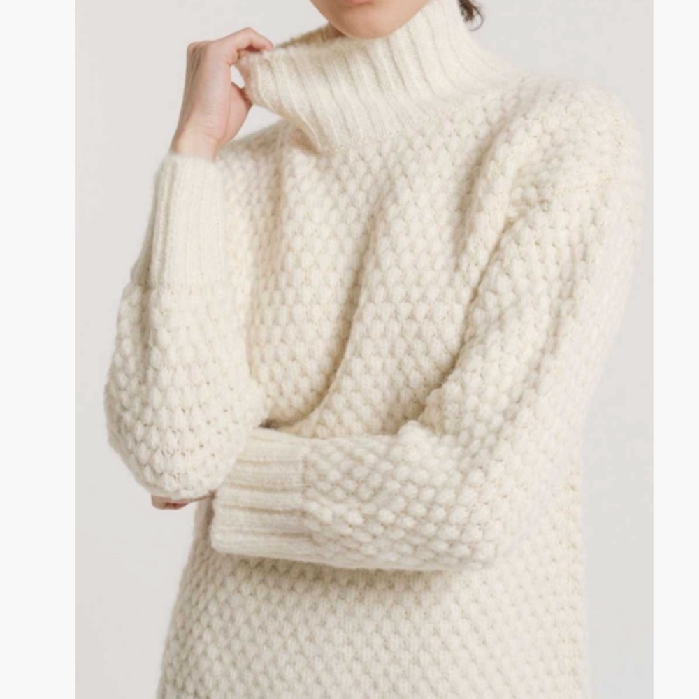 Laude the Label Bauble Sweater - Ivory - NWOT - Size S